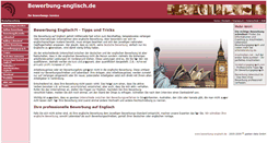 Desktop Screenshot of bewerbung-englisch.de